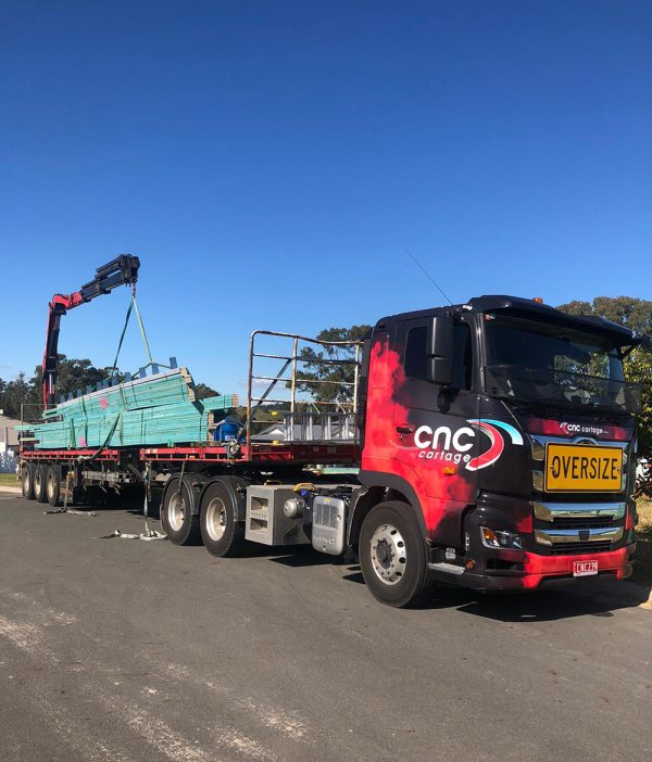 Crane Truck Hire Sunshine Coast CNC Cartage Transport Solutions